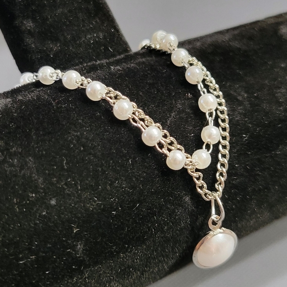 Pearl Double Layer Bracelet NEW - Picture 6 of 8
